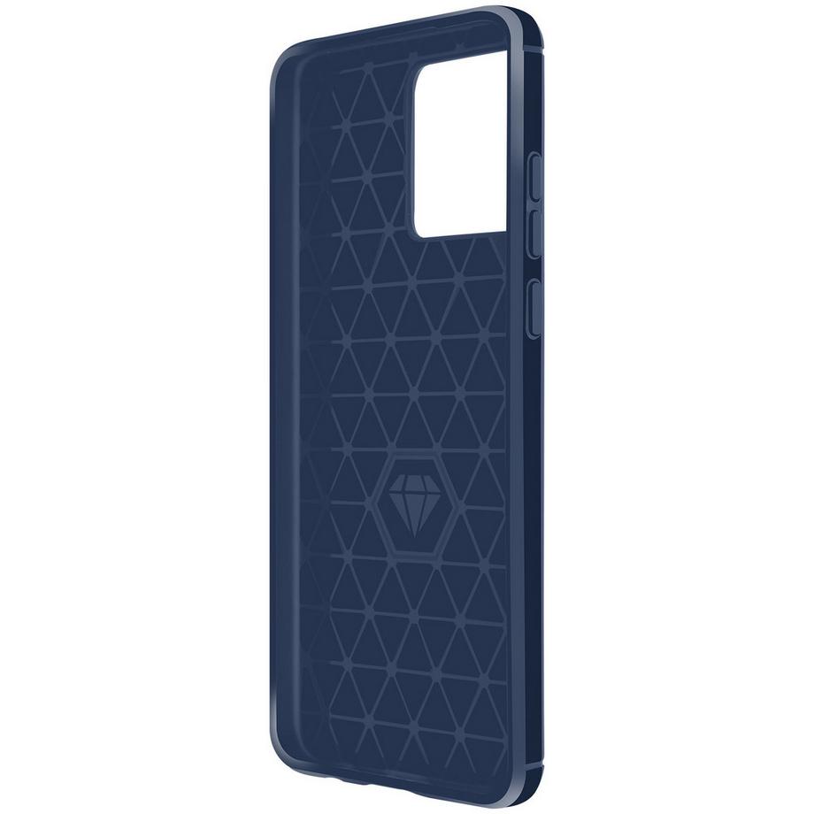Avizar  Carbon Hülle Motorola Moto G84 Blau 