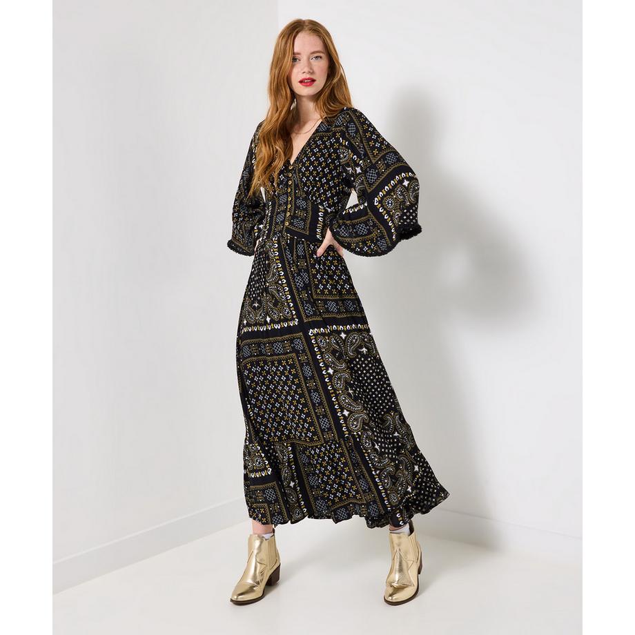 Joe Browns Robe Longue Bohème Imprimé Foulard  