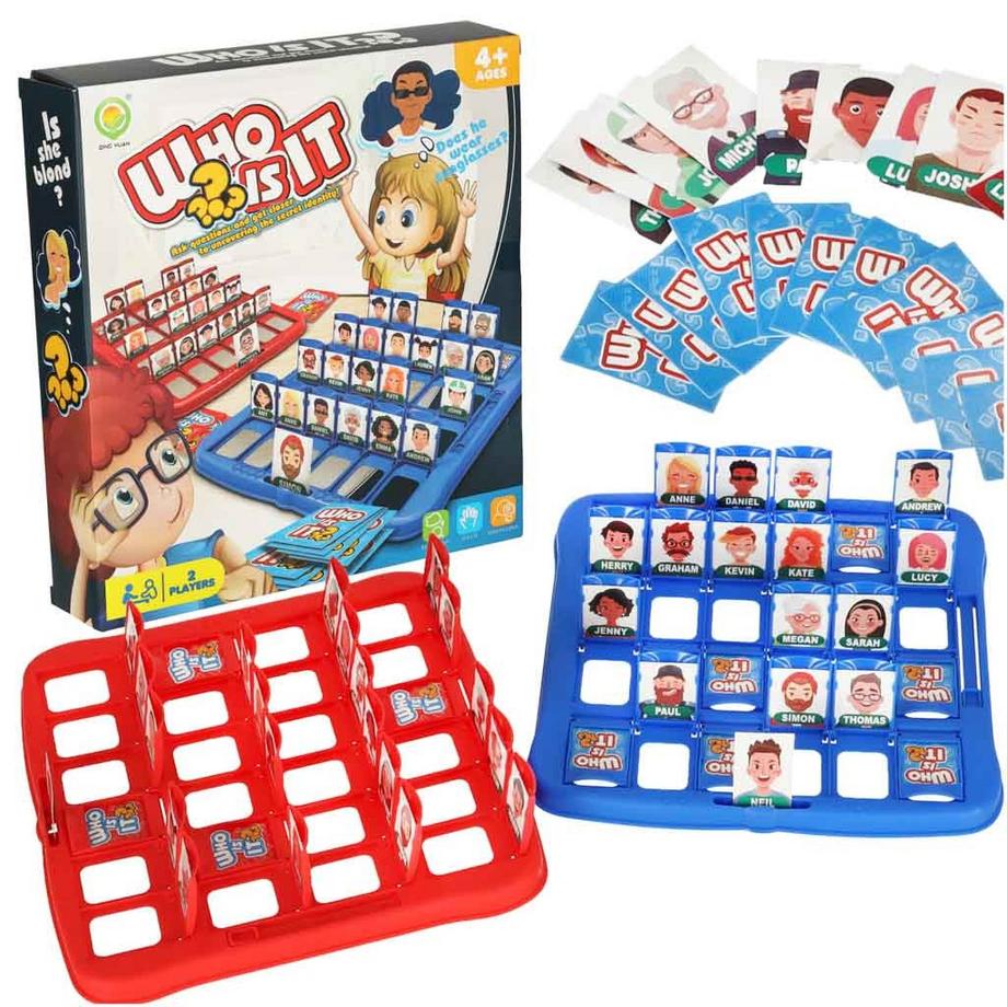 Rate wer? Brett- und Karten-Memory-Spiel