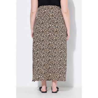 Ulla Popken Bellieva Gonna Maxi Jersey Fantasia Fascia Elastica  