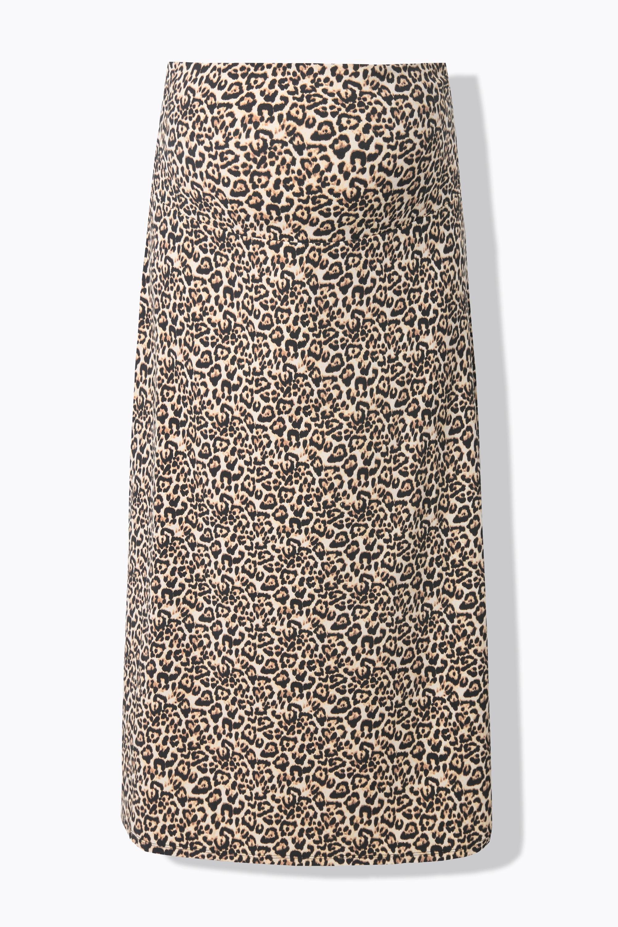 Ulla Popken Bellieva Gonna Maxi Jersey Fantasia Fascia Elastica  