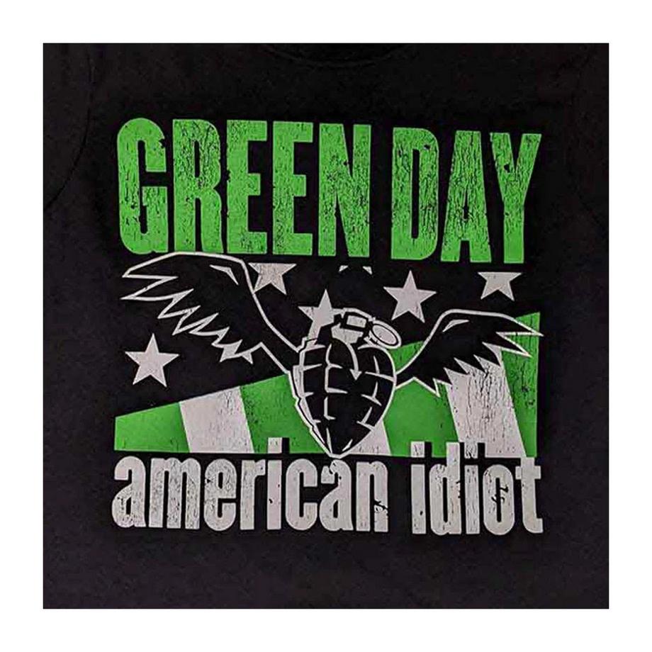 Green Day American Idiot Kurzes Top  