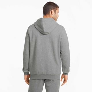 PUMA  felpa con cappuccio a zip intera pua essentail logo 