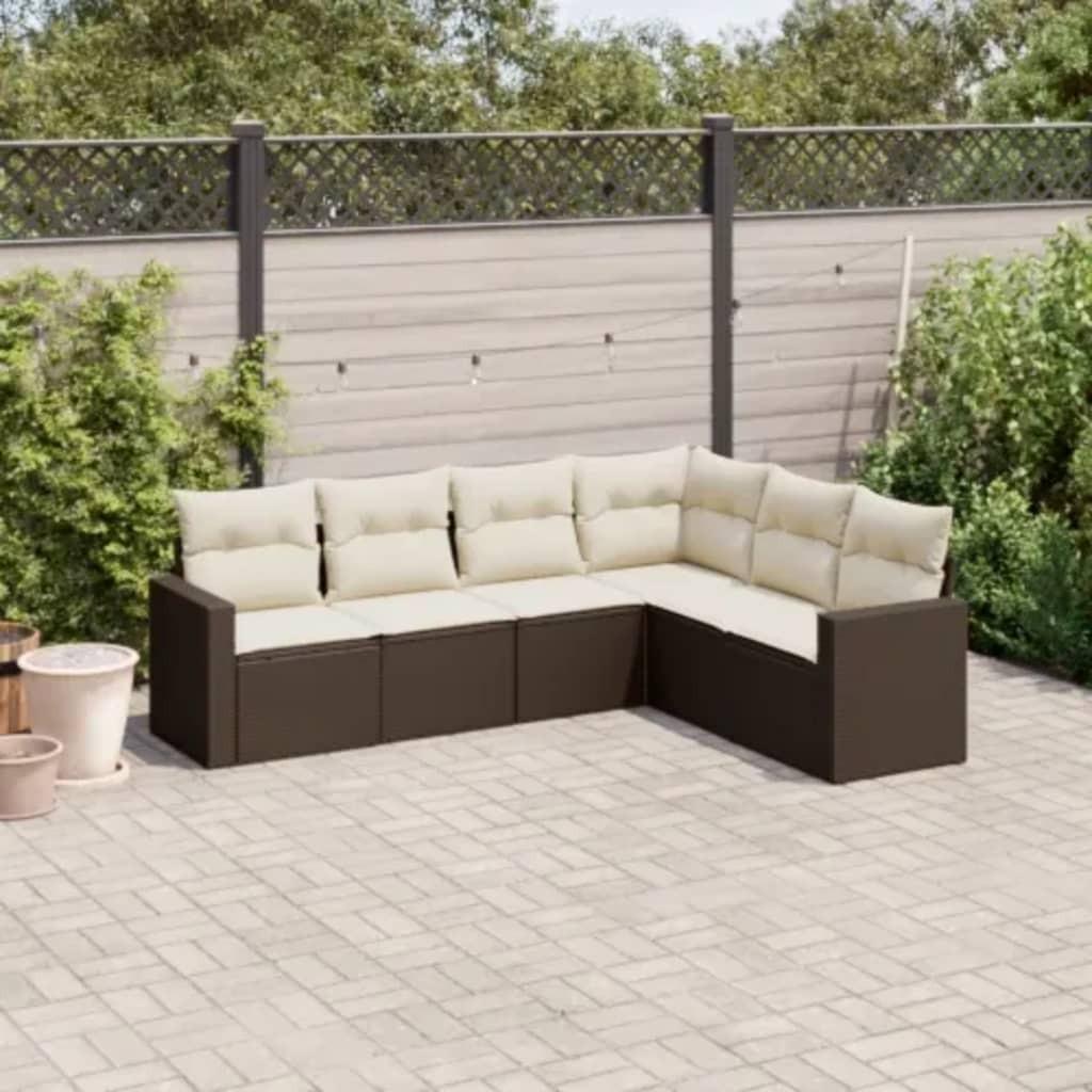 VidaXL Garten sofagarnitur poly-rattan  