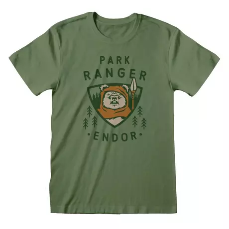 STAR WARS Endor Park Ranger TShirt  Grün