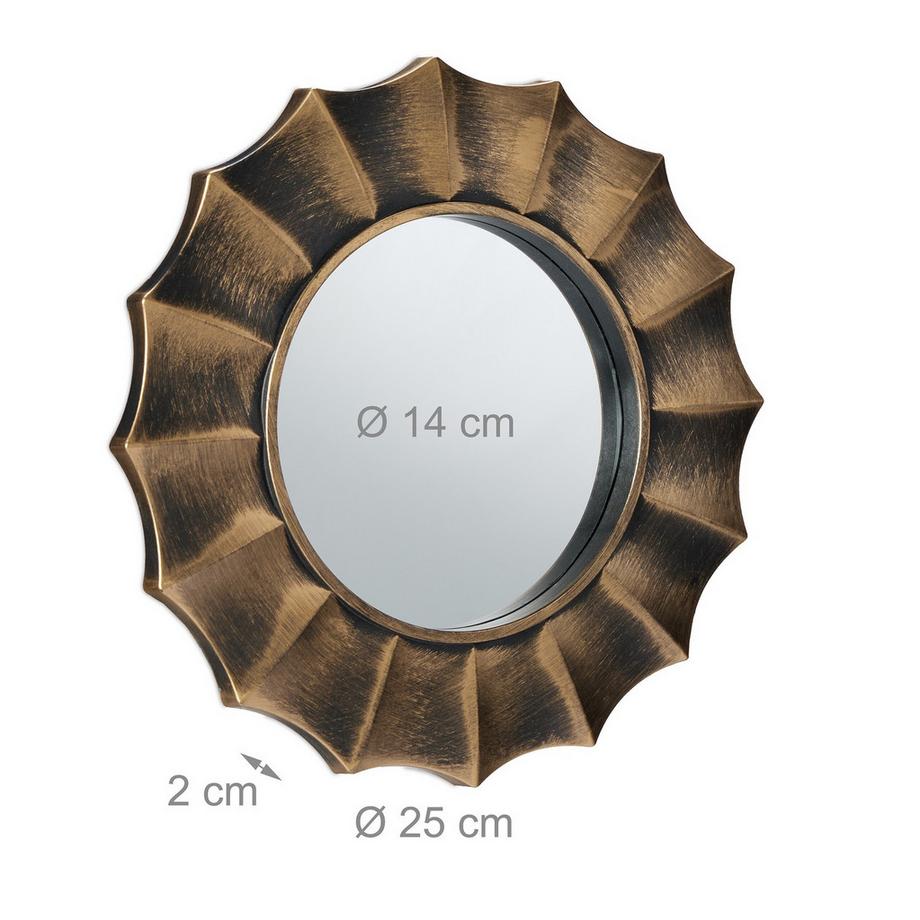 Northix 3er-Set dekorative Wandspiegel  