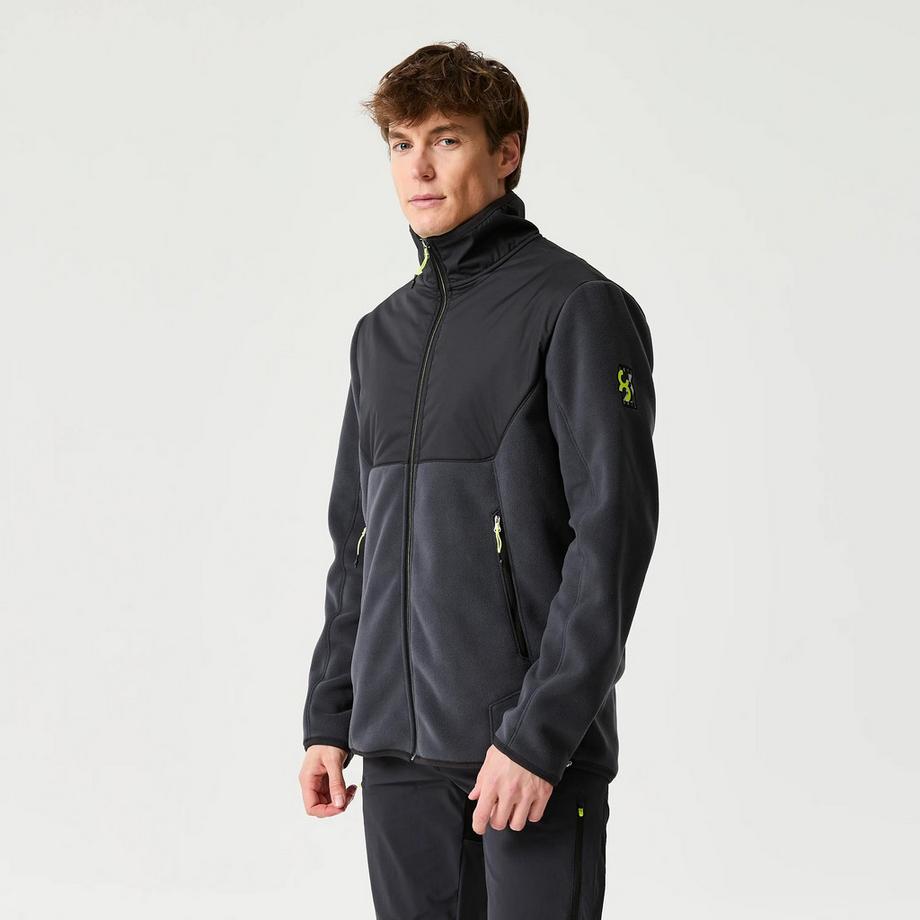 Warme Segel-Fleecejacke , 500schwarz