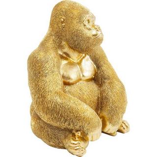 KARE Design Figura decorativa Monkey Gorilla Side Medium oro  