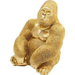 KARE Design Deko Figur Monkey Gorilla Side Medium gold  