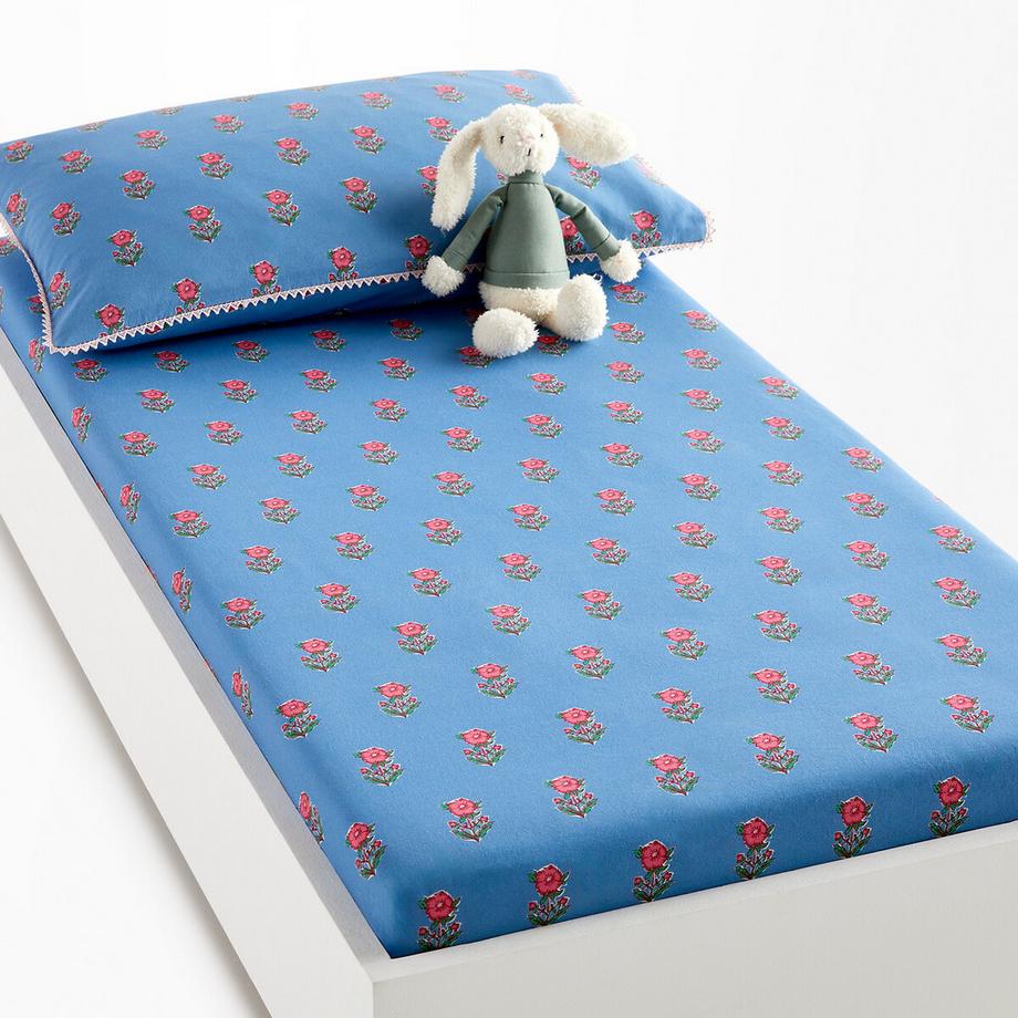 La Redoute Intérieurs Drap-housse bébé Alanis 50% coton recyclé  