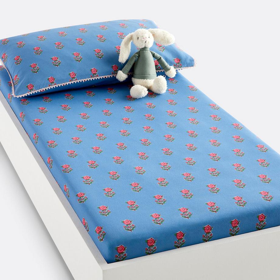 Drap-housse bébé 50% coton recyclé