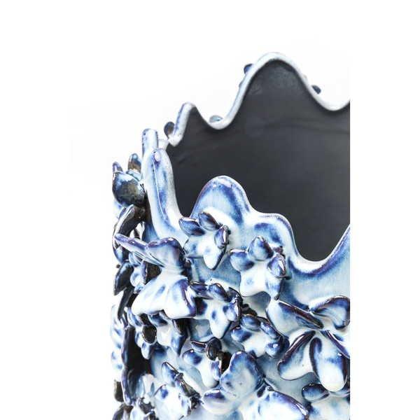 KARE Design Vase Papillons Bleu Clair 50cm  