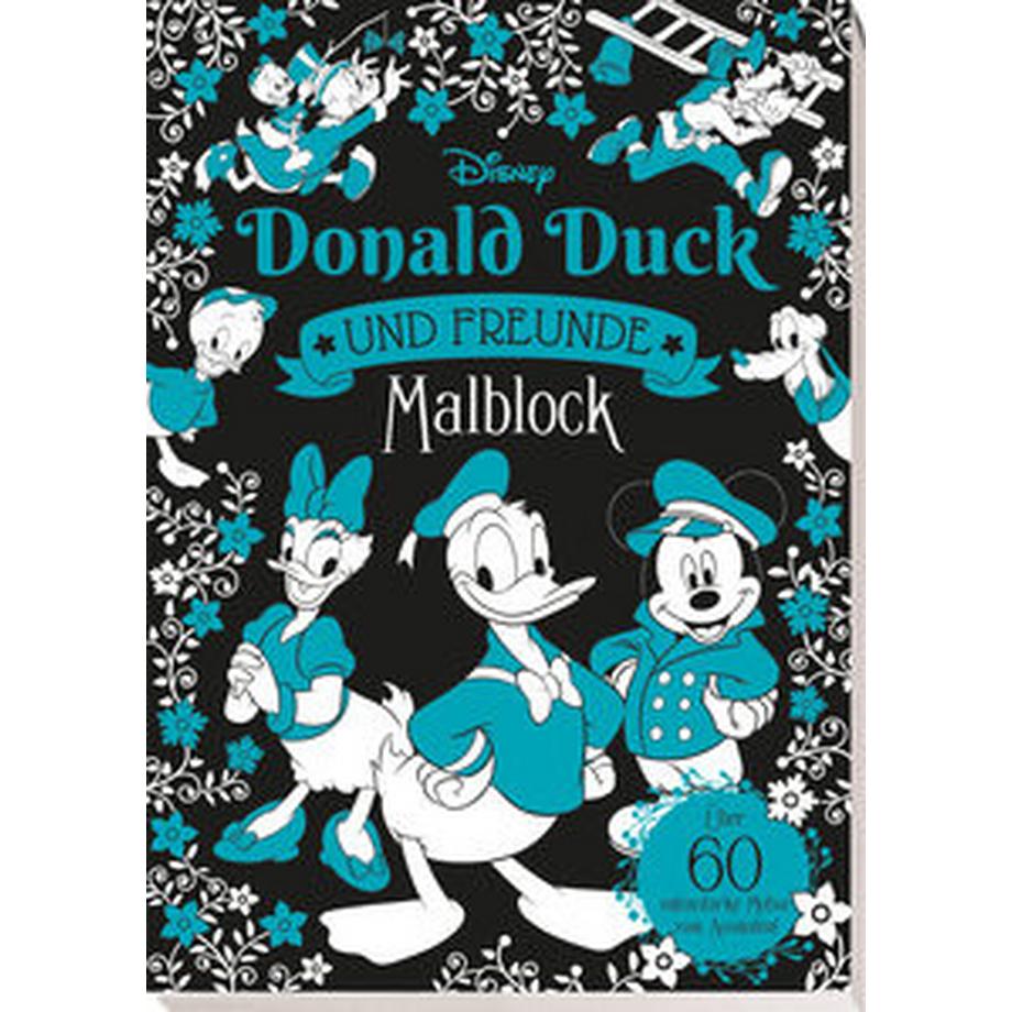 Panini  Disney Donald Duck und Freunde: Malblock: über 60 entenstarke Motive zum Ausmalen! 