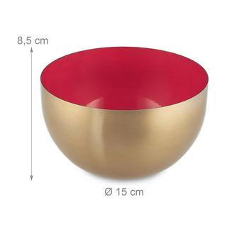 Northix Zweifarbige Servierschüssel aus Edelstahl  