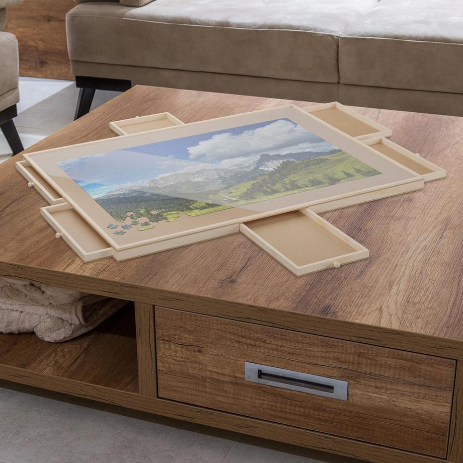 B2X  Plateau de puzzle rotatif avec 6 tiroirs 