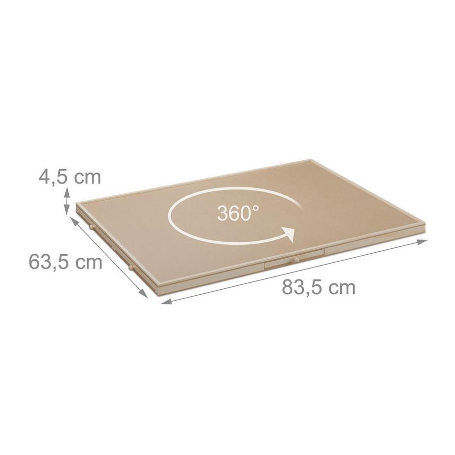 B2X  Plateau de puzzle rotatif avec 6 tiroirs 