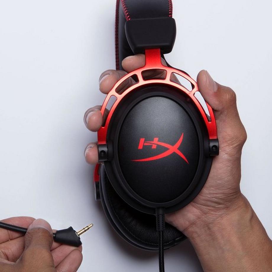 HyperX  Cloud Alpha Kopfhörer Kabelgebunden Kopfband Gaming Schwarz, Rot 