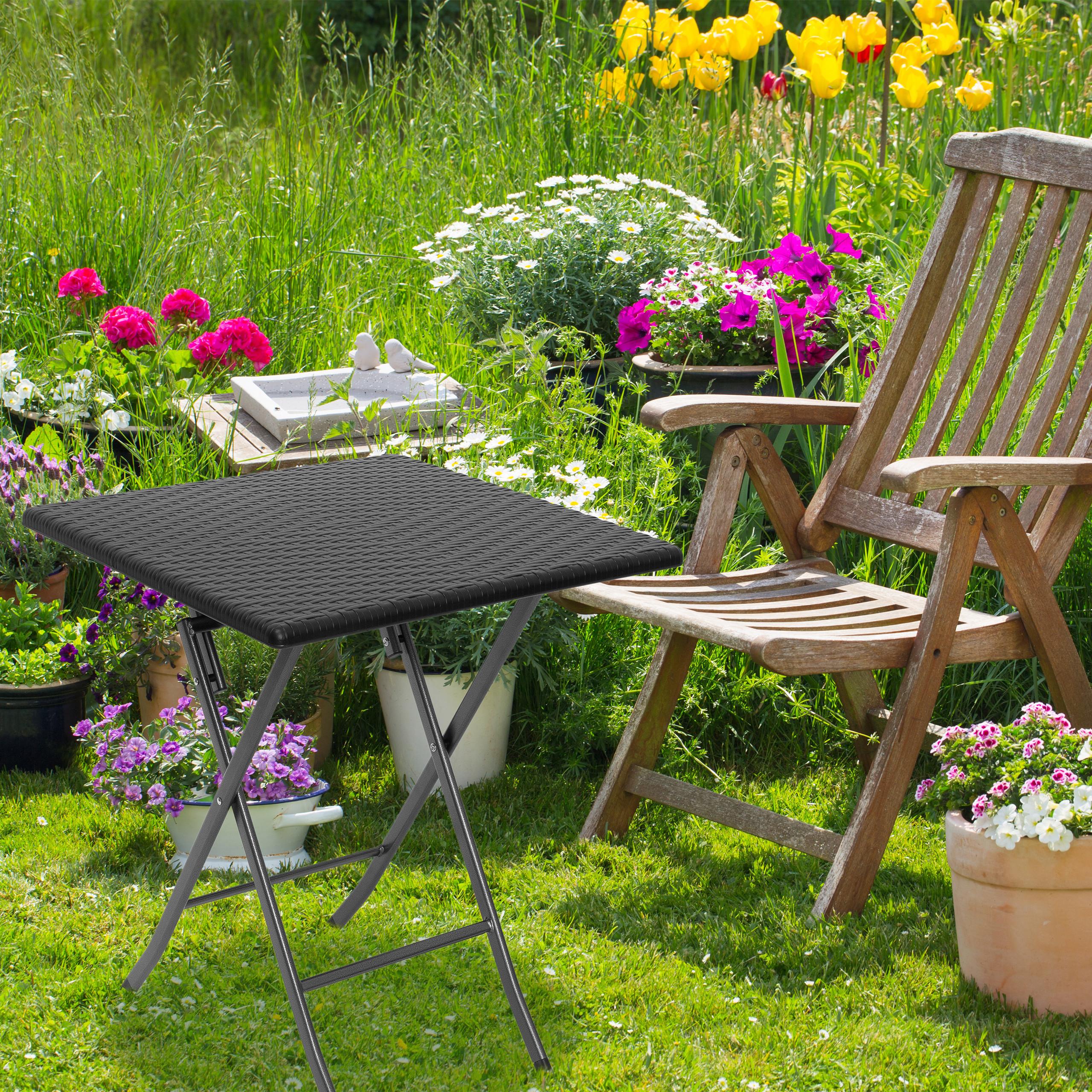 B2X Table de jardin pliante BASTIAN  