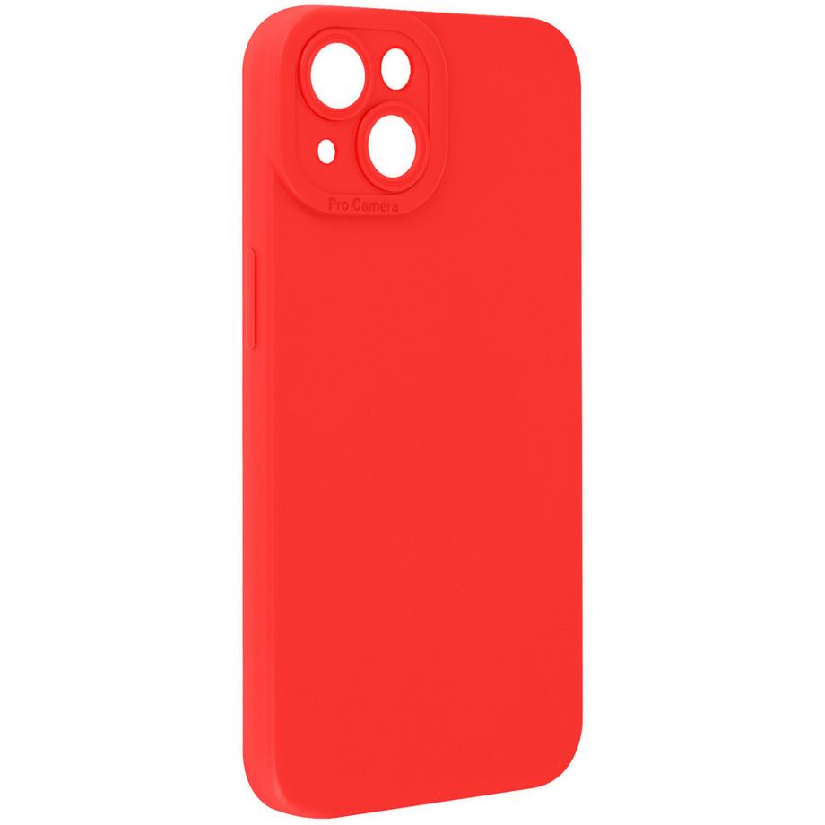 Coque iPhone 14 Souple Mat Rouge
