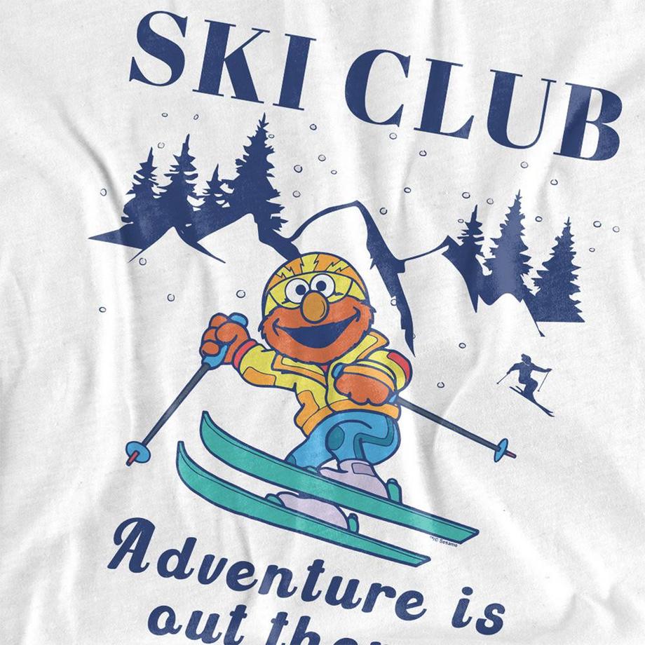 Sesame Street T-Shirt Manches Longues Ski Club Adventure  