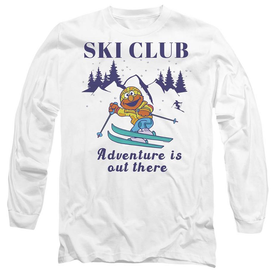 T-ShirtManches Longues Motif Elmo Ski Club Adventure