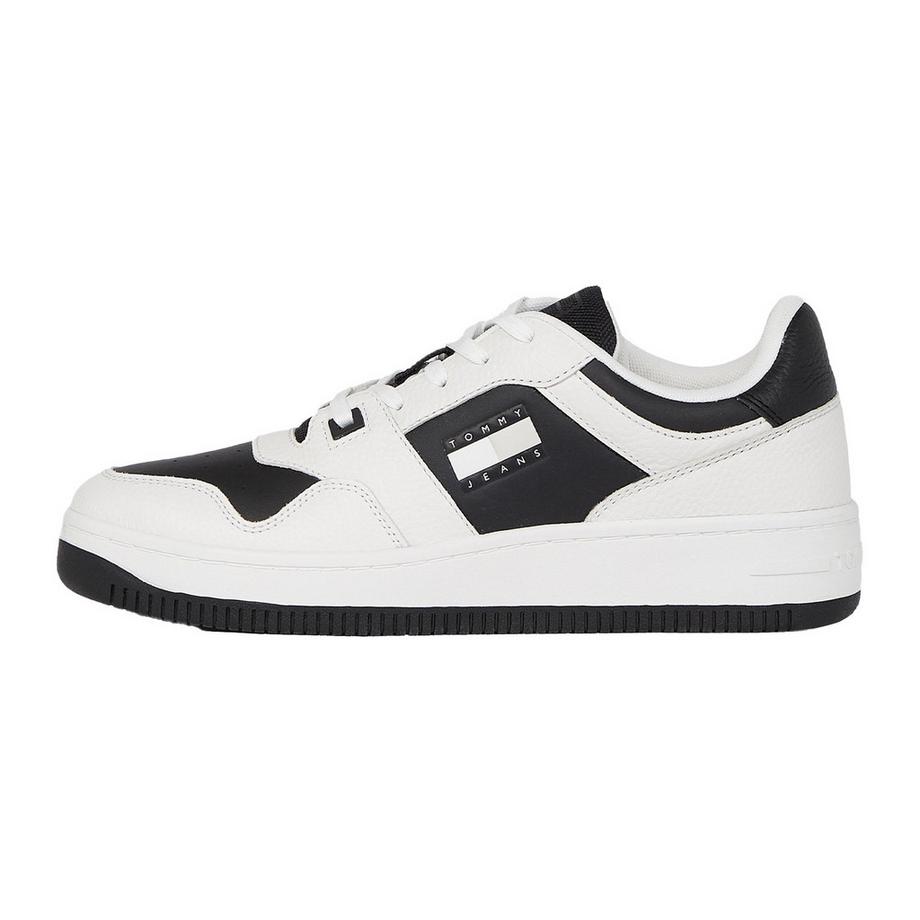 TOMMY JEANS Scarpe Sportive in Pelle Suola Preformata  