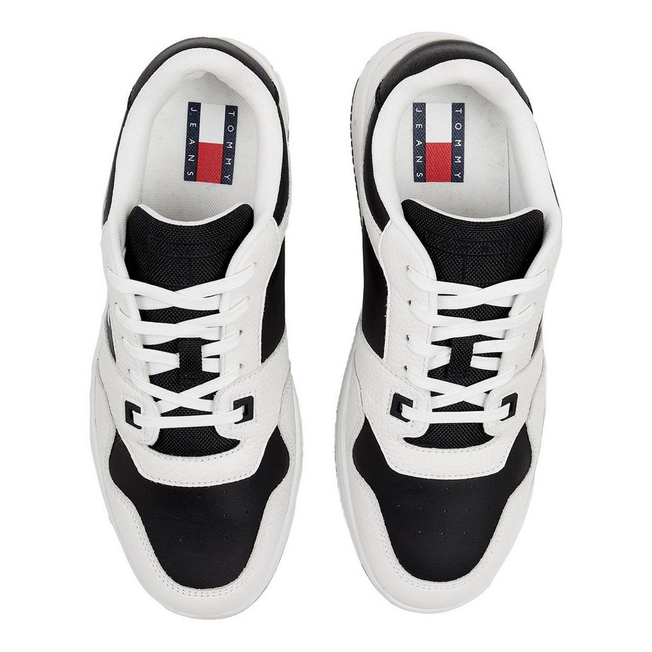 TOMMY JEANS Scarpe Sportive in Pelle Suola Preformata  