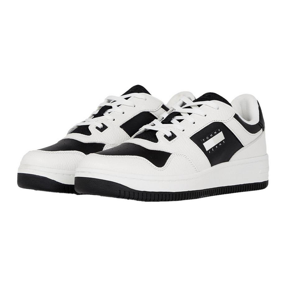 TOMMY JEANS Scarpe Sportive in Pelle Suola Preformata  