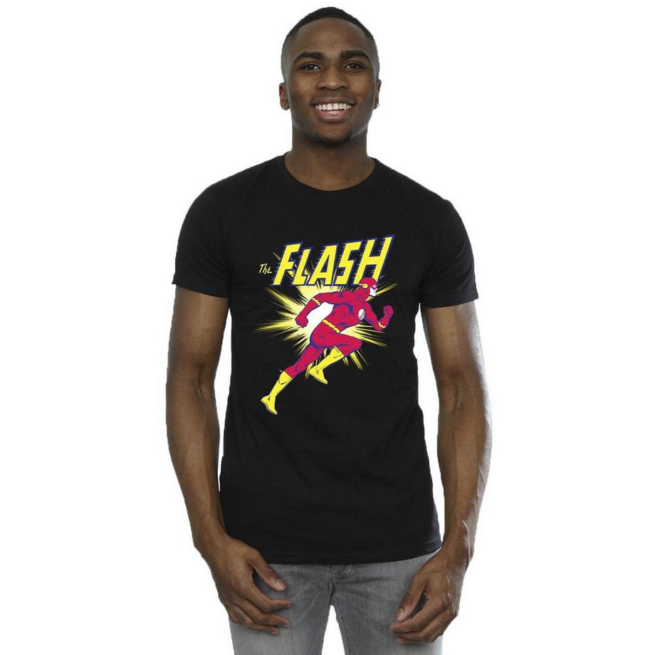 DC COMICS The Flash Logo Bedrucktes T-Shirt  
