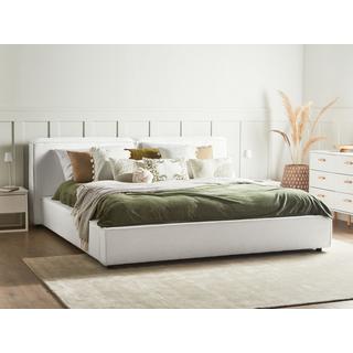 Beliani Letto en Bouclé Retrò LINARDS  