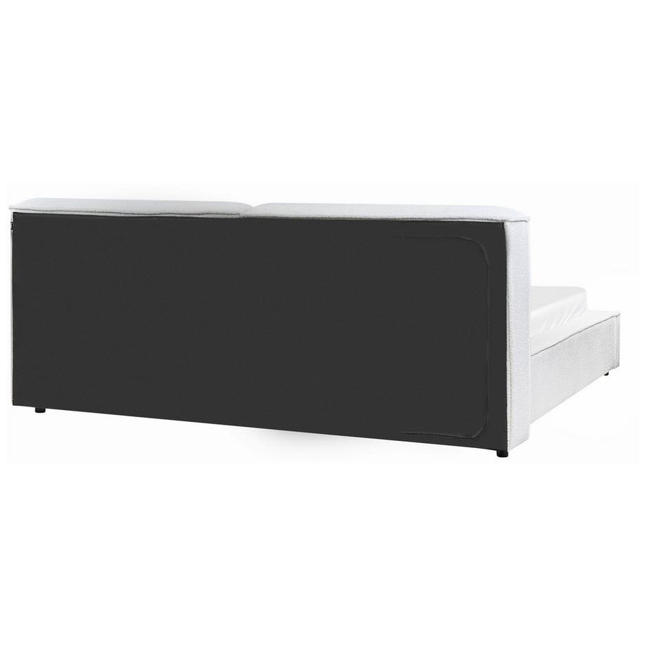 Beliani Bett mit Lattenrost aus Bouclé Retro LINARDS  