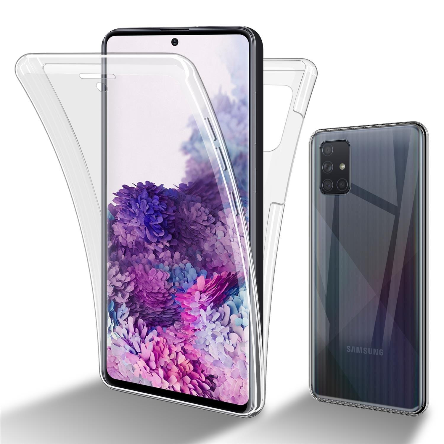 Cadorabo  Hülle für Samsung Galaxy A71 4G 360° Full Body Front- und Rückenschutz 