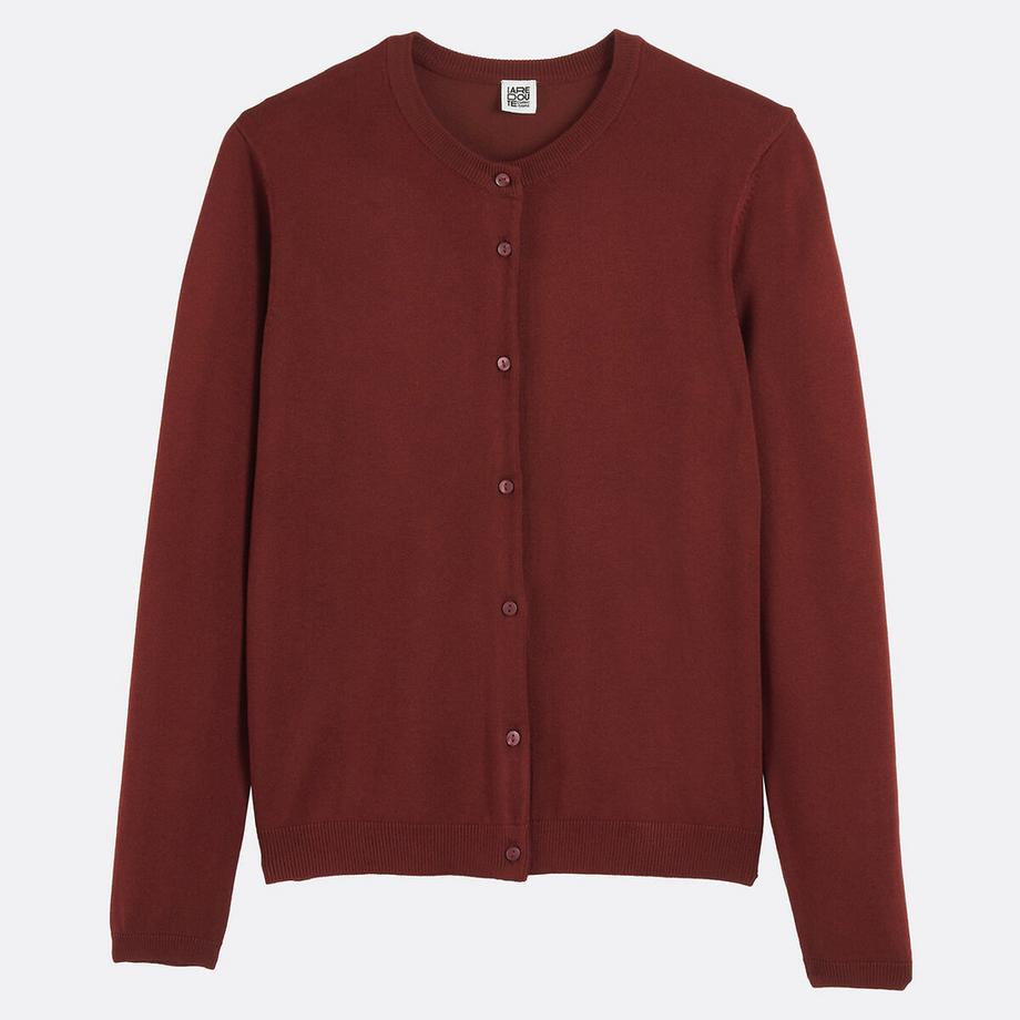 La Redoute Collections Cardigan a maglia con bottoni  