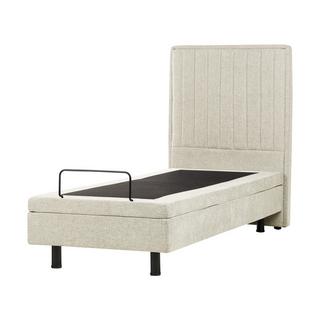 Beliani Letto regolabile en Tessuto Scandinavo DUKE II  