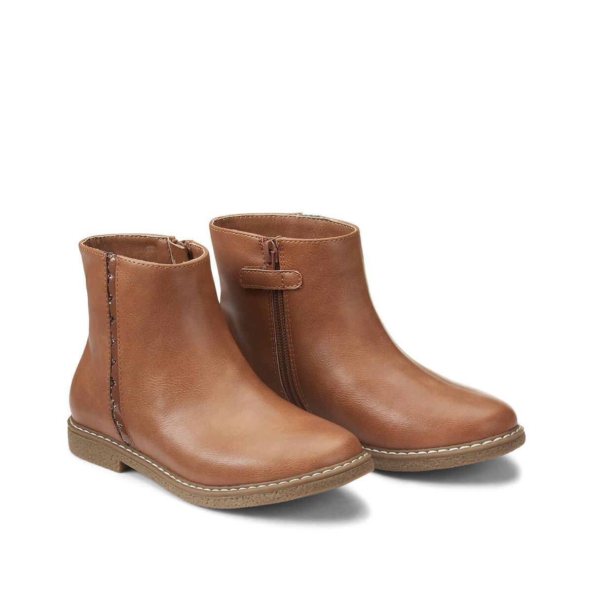 La Redoute Collections  Boots mit Reissverschluss 