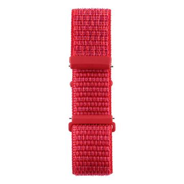 Fitbit Versa 1 / 2 - Bracelet en nylon avec velcro rouge