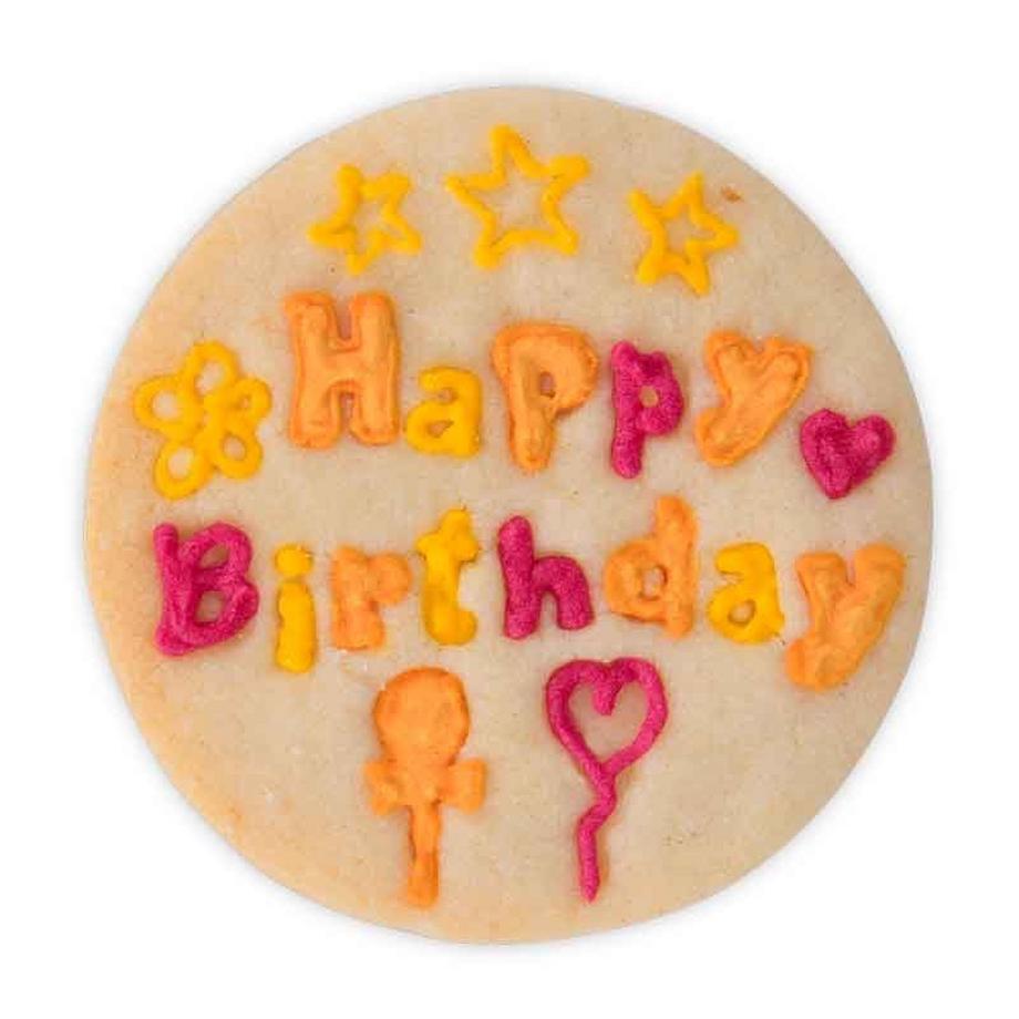 Städter Ausstecher mit Auswerfer Happy Birthday  