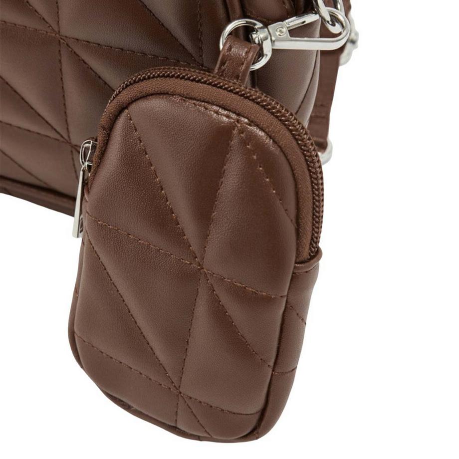 EKO Kamelie Sac Bandoulière Matelassé avec Mini Pochette  