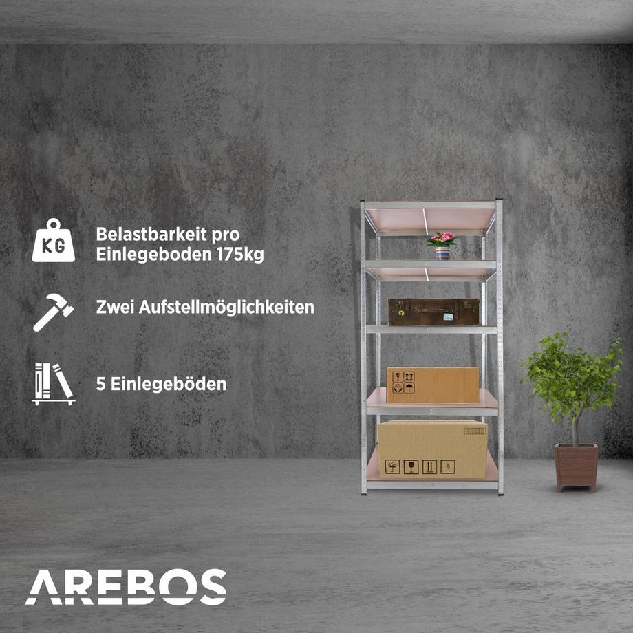 Arebos Scaffali per carichi pesanti  