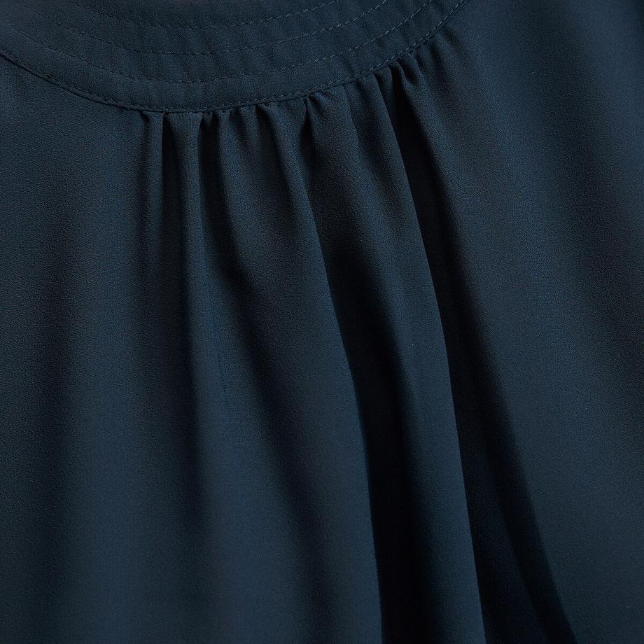 La Redoute Collections Ausgestelltes Maxikleid gesmokter Taille  