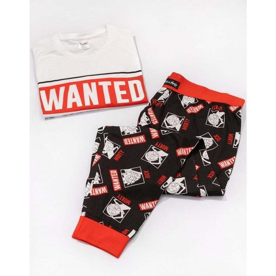 Rick And Morty Rick and Morty Wanted Lange Pyjamas  