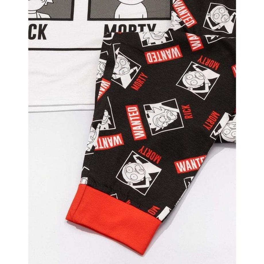 Rick And Morty Rick and Morty Wanted Lange Pyjamas  