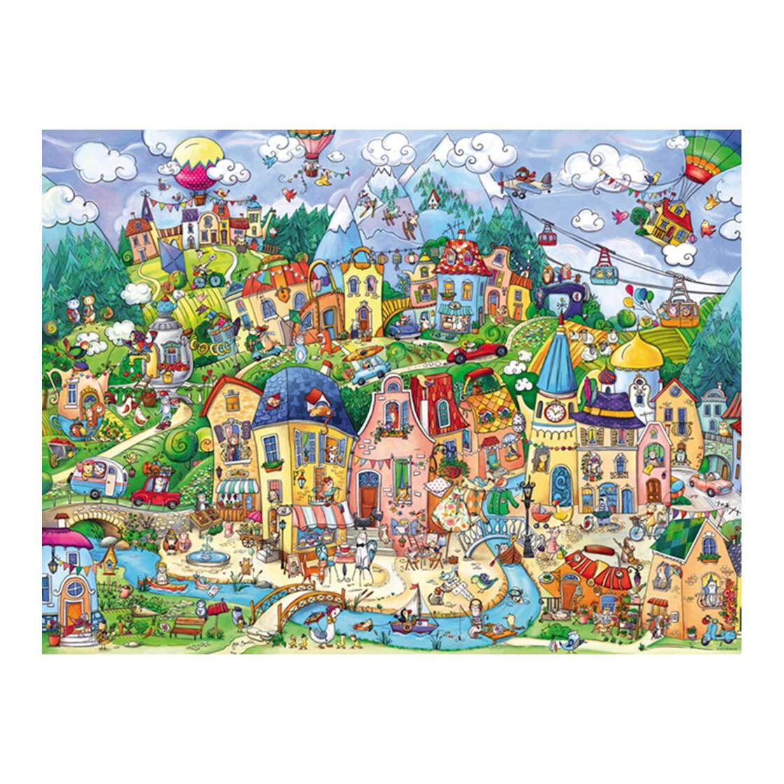 Heye  Puzzle Happytown (1500Teile) 