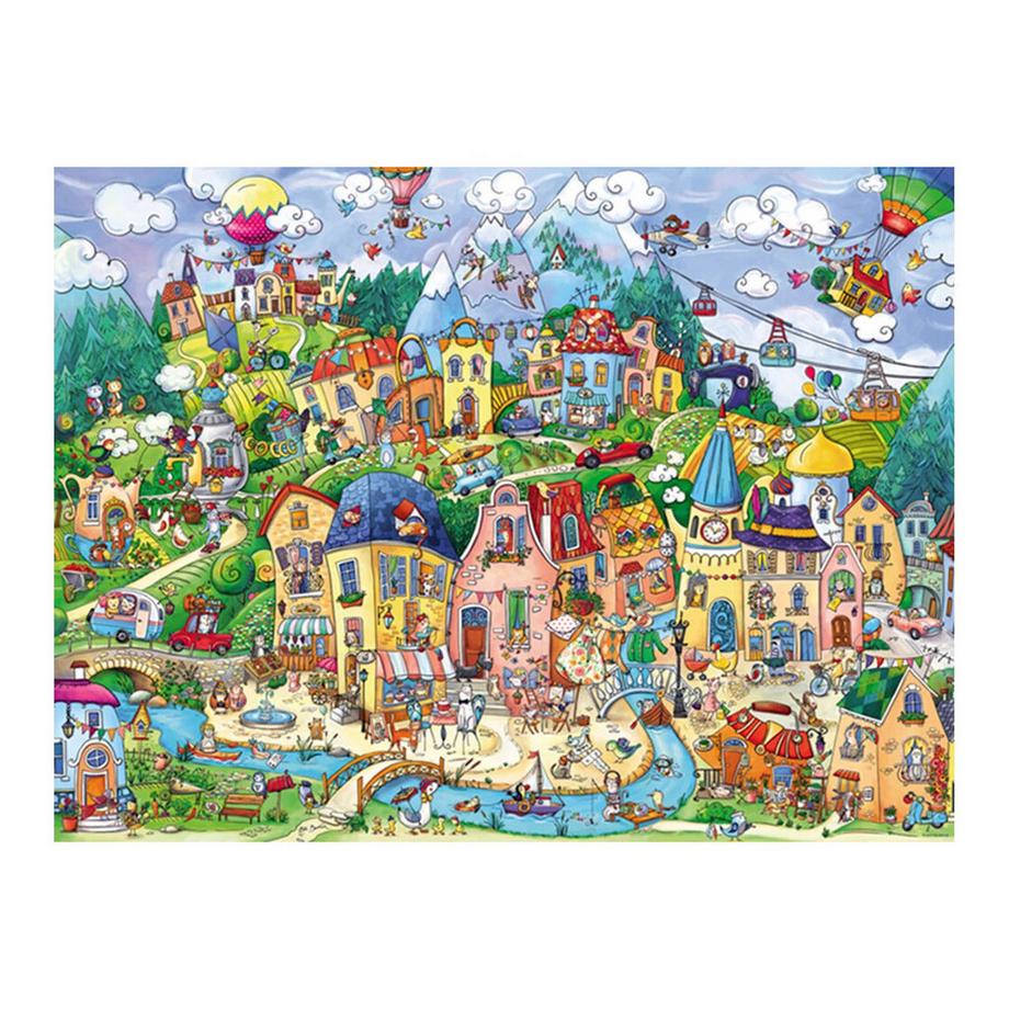 Heye  Puzzle Happytown (1500Teile) 