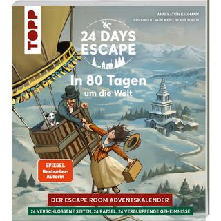 Frech  24 DAYS ESCAPE - Der Escape Room Adventskalender: In 80 Tagen um die Welt 