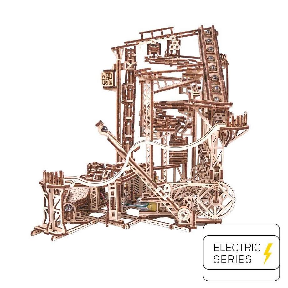 Wood Trick  Bausatz Spiral Kugelbahn (557Teile) 