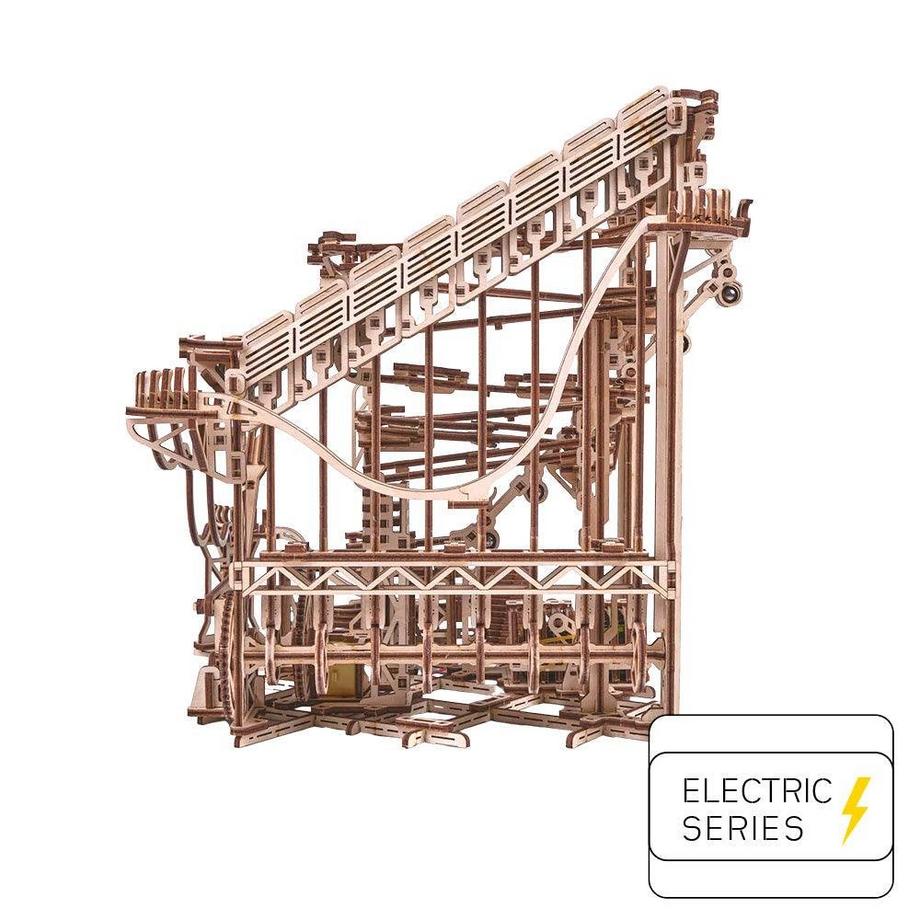 Wood Trick  Bausatz Spiral Kugelbahn (557Teile) 