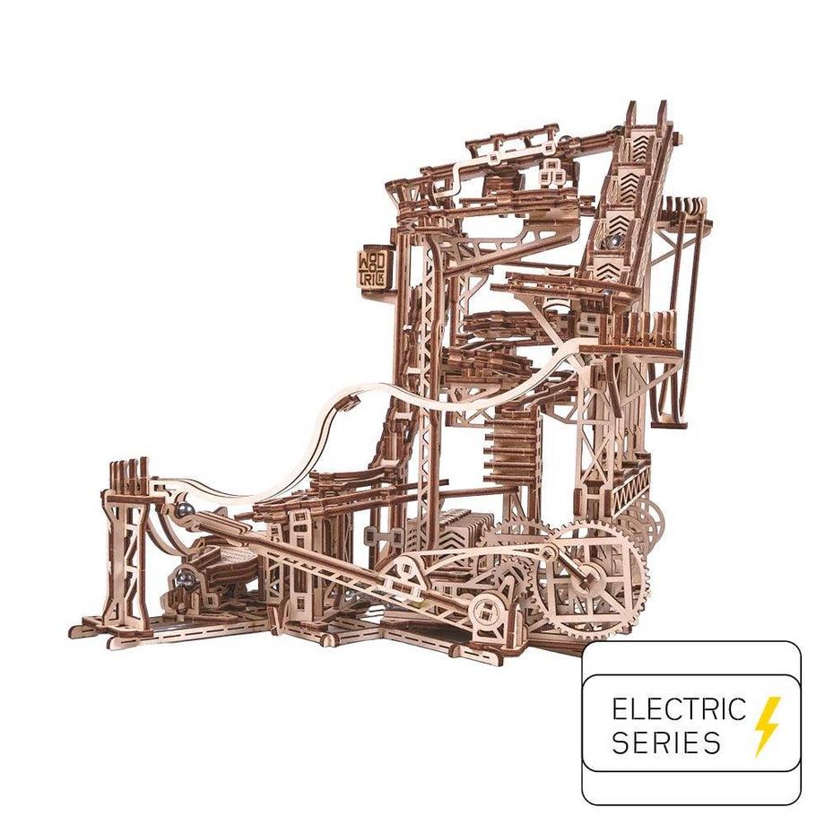 Wood Trick  Bausatz Spiral Kugelbahn (557Teile) 