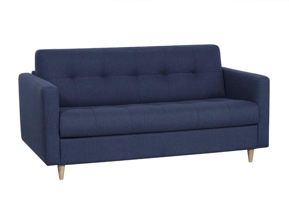 Vente-unique Schlafsofa mit Matratze 3Sitzer GANOA Stoff  