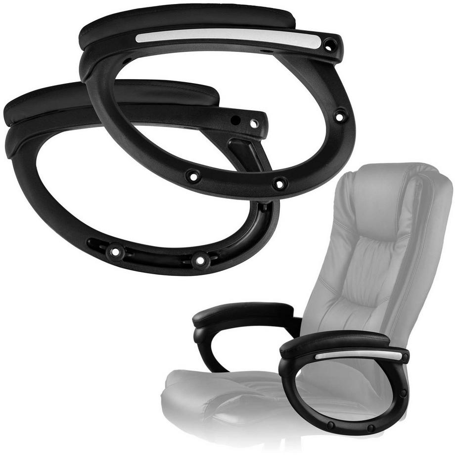 B2X  Accoudoirs noirs pour fauteuil Porto 